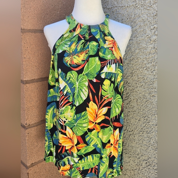 Rachel Roy Tropical Halter Tank - Picture 2 of 9